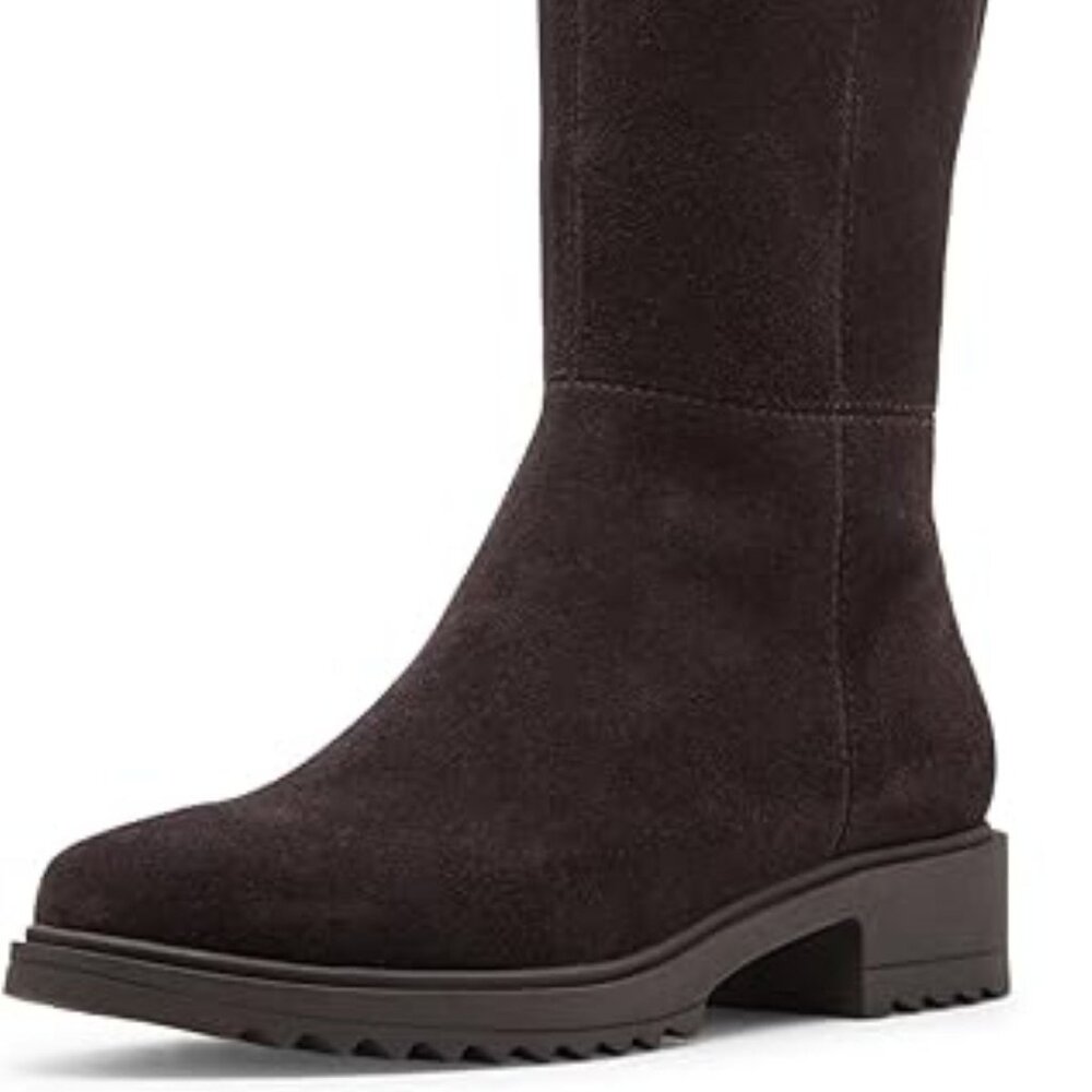 Blondo Women's Boots Brown Java Suede Riding Boots, Size 5.5 NEW